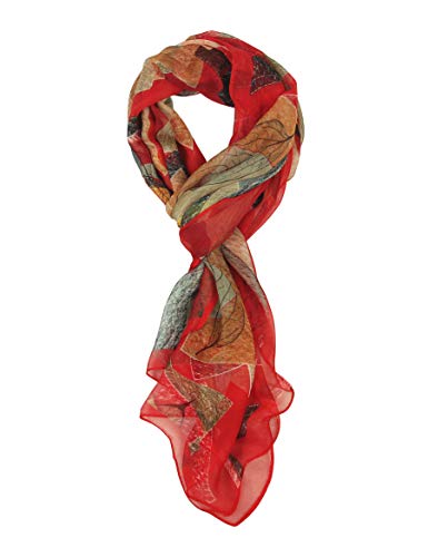 PANTONIGHT Long Chiffon Sheer Scarf Gradient Shaded Colors Lightweight Scarf For Womens - color: Col 760