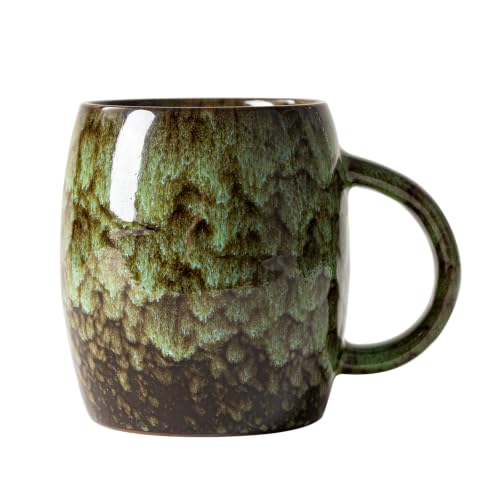 Forest Falls Ceramic Mug, 14oz Reactive Glaze Mug, Gift for Nature Lovers - color: 14OZ - Forest Falls · GROUND