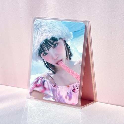 MEOWCAFE Premium CPP Card Sleeves in Box Design, Strong, Thick, High Clarity Kpop Photocard Sleeve, 100 Sleeves (61x91mm (140 Micron)) - size: 61x91mm (140 Micron)