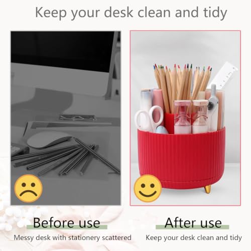 Office Supplies,School Supplies,Red Desk Accessories,Desk Organizer,Scissors,Stapler,Tape Dispenser,Binder Clips,Staples,Staple Remover,Sticky Notes,Clear Tape,Pen,Ruler,Best Gift,11pcs - color: Red, size: 11 pcs set
