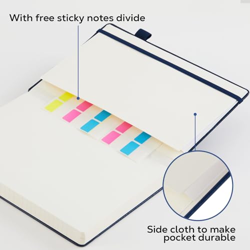 FOCUS DAY Hardcover Leather Notebooks College Ruled, 320 Pages Notebook Journals for Writing Note Taking Women & Men, A5 (5.7'' X 8.4'') Daily Notebook Journal, Orange - color: 5.Orange, size: A5