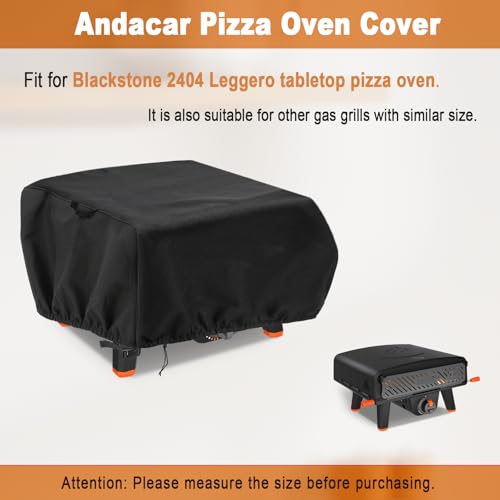 Pizza Oven Cover for Blackstone 2404 Tabletop Pro Pizza Oven - size: 600D-25"L×26"W×11"H