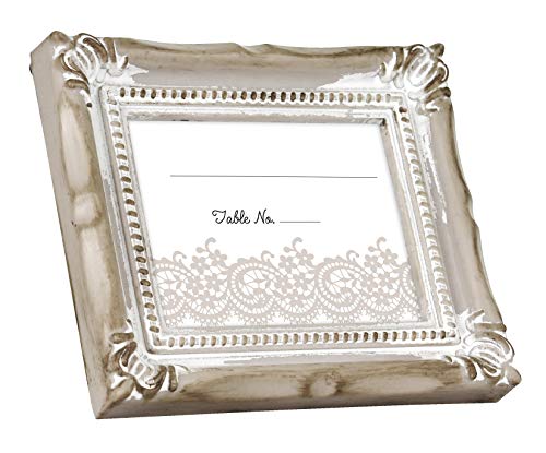 MCS Wedding Photo Frame/Placecard Holder, Rustic Brown, 24Pk - color: Rustic Brown