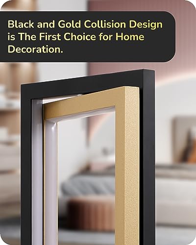 EDISHINE LED Table Lamp, Modern Bedside Lamps for Living Room, Gold - color: Gold