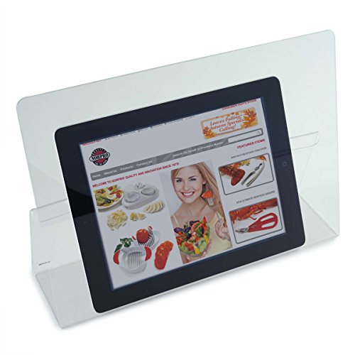 Norpro Acrylic CookBook / IPad / Tablet Holder, 9"D x 12.5"W x 3.25"H - size: One Size
