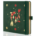 TIEFOSSI Dotted Square Journal Notebook 160 Pages for Women & Men(8 x 8) - color: Deep Green, size: Square-Dotted