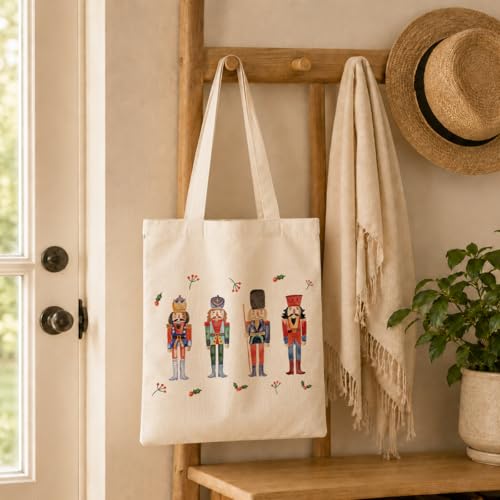Funny Canvas Tote Bag, Reusable Shoulder Grocery Bag, Holiday Gift Bags for Friends, 13.7x15.7 inch - color: Style 01