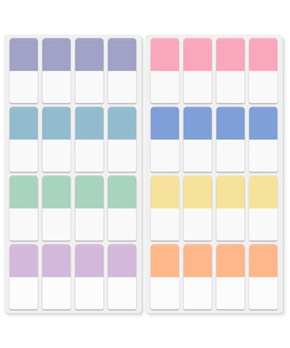 Mr. Pen- Sticky Index Tabs, 480 Pcs, Pastel Sticky Tabs for Notebooks - color: Pastel, size: 1" × 0.5", 480 pcs