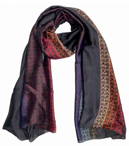 Acotavie Scarfs for Women Dressy Fashion Scarves Long Floral Pattern Scarf - color: C032