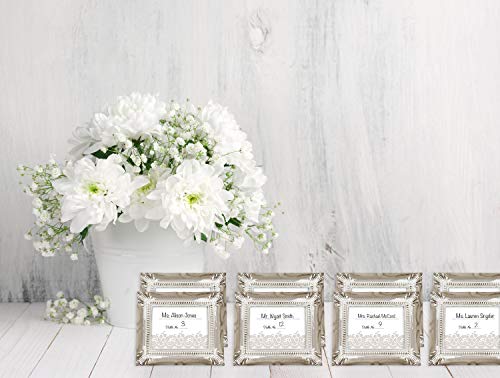 MCS Wedding Photo Frame/Placecard Holder, Rustic Brown, 24Pk - color: Rustic Brown