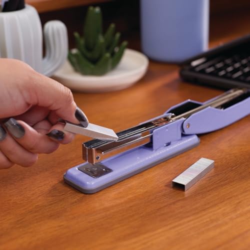Swingline Stapler, Cub Compact Desktop Stapler, 20 Sheet Capacity, Metal, Periwinkle Purple (S701071) - color: Purple