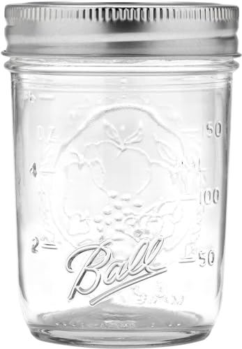 Ball, Jar Quilted, 12 Count - color: Clear, size: 8 oz