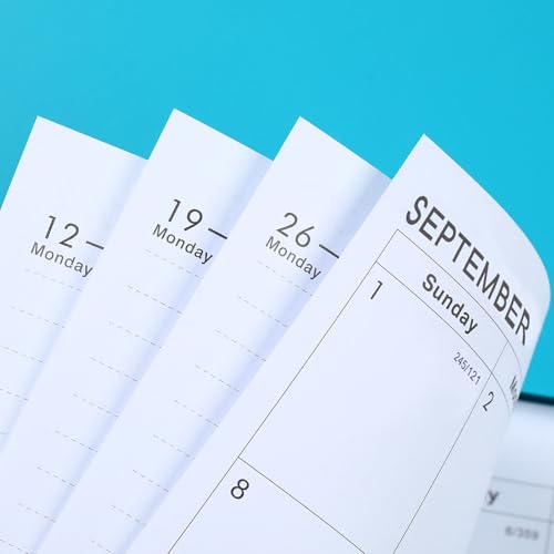 2026-2027 Planner - Planner 2026-2027, Weekly and Monthly Planner with Tabs, July 2026 - June 2027, 6.25" × 8.3", Strong Twin-Wire Binding - color: Green