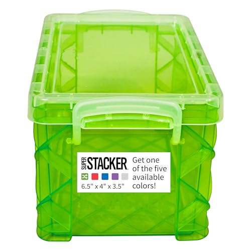 Super Stacker Index Card Box, 3 x 5 Inch Index Cards File Box (61613)