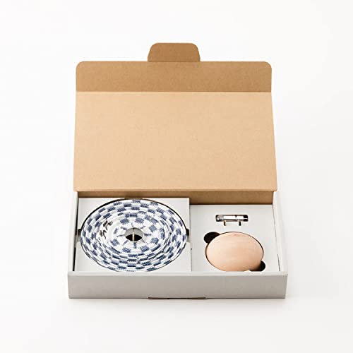 IPPINKA Cocolan Japanese Lantern Paper Lamp - Table Lamp - Cordless LED Mini Bulb - Handmade in Japan - Daruma Good Luck Charm