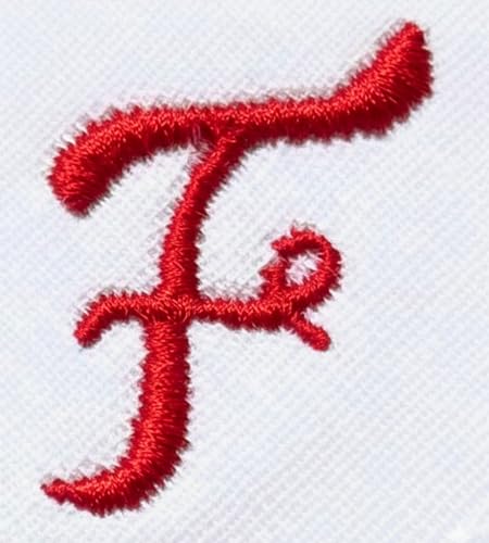 Monogrammed Handkerchiefs for Men 3-Pack Cotton, White Hankies - color: F