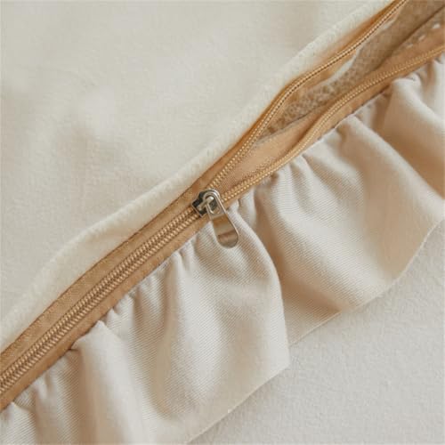 Set of 2 Vintage Throw Pillows Covers 18x18in for Sofa Couch, Brown Embroidered Pillowcase for Living Room Floral Cushion Cover Decor for Bed - color: Brown