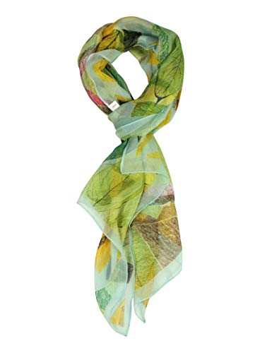 PANTONIGHT Long Chiffon Sheer Scarf Gradient Shaded Colors Lightweight Scarf For Womens - color: Col 752