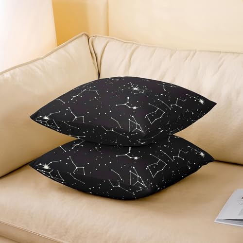 Feelyou Outer Space Constellation Throw Pillow Cover 1 Piece 24"x24" - color: Multi 06, size: 24" x 24" (Pack of 1)
