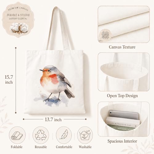 Funny Canvas Tote Bag, Reusable Shoulder Grocery Bag, Holiday Gift Bags for Friends, 13.7x15.7 inch - color: Style 08