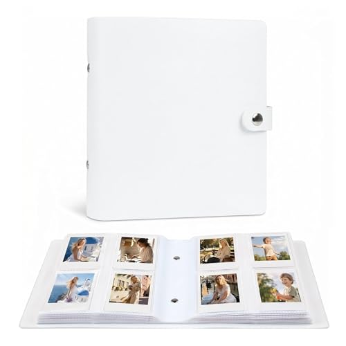 Ruibytree 320 Pocket Album for Instax Mini & Polaroid 2x3" Photo, ClayWhite - color: Clay White