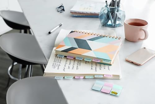 Post-it Pastel Color Tabs, 3 Colors, 3x3 inches, 24-Pack - style: 24 Pack