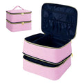 Nail Polish Organizer Holds 30 Bottles (15 ml/0.5 floz),Pink Gold - color: Pink Gold