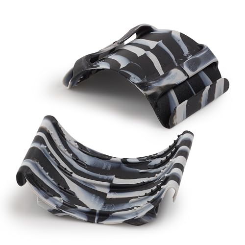 Silicone BBQ & Kitchen Mitt 2-Pack Set (Small/Medium, Black) - color: Black, size: Small/Medium
