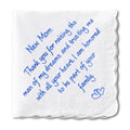 Wedding Handkerchief, Something Blue for Bride, Mother of the Bride Gift - color: New Mom