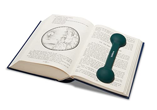 Bookmark/Weight-Page Holder-Holds Books Open and in Place-Green-by Superior Essentials - color: Green