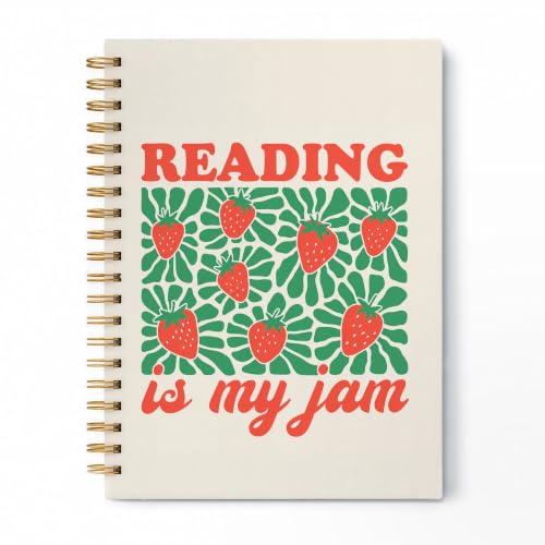 WDXIA Retro Reading Is My Jam Notebook 5.5x8.3 Inch - color: pattern-16