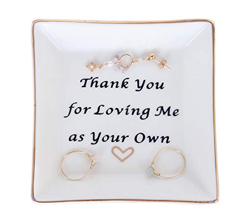 Stepmom Gifts Ring Dish Mother in Law Jewelry Tray Thank You Present - color: Mother in law
