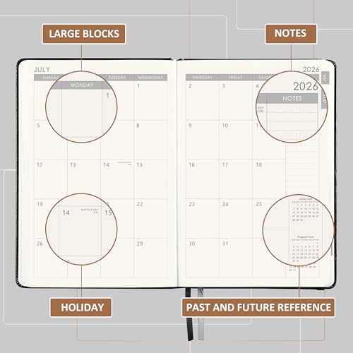 2026-2027 Planner - Planner 2026-2027 with Pen Loop, Jul 2026 - Jun 2027 - style: New, 5.75" x 8.25"| 26-27