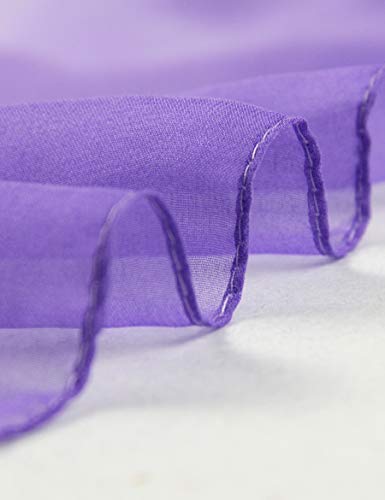 PANTONIGHT Long Chiffon Sheer Scarf Gradient Shaded Colors Lightweight Scarf For Womens - color: Col 702
