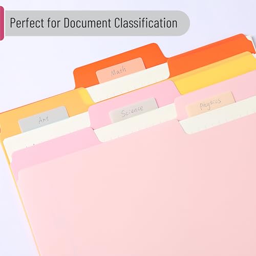Mr. Pen- Sticky Index Tabs, 500 pcs, 21 Sets, Pastel - color: Pastel