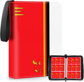 Trading Card Binder,Card Binder 900 Pockets,Card Book Holder Cards - color: Red, size: 900 Pockets