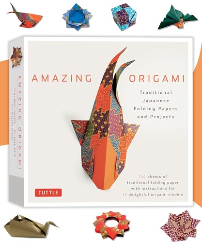 Amazing Origami Kit: Traditional Japanese Folding Papers and Projects [144 Origami Papers with Book, 17 Projects]
