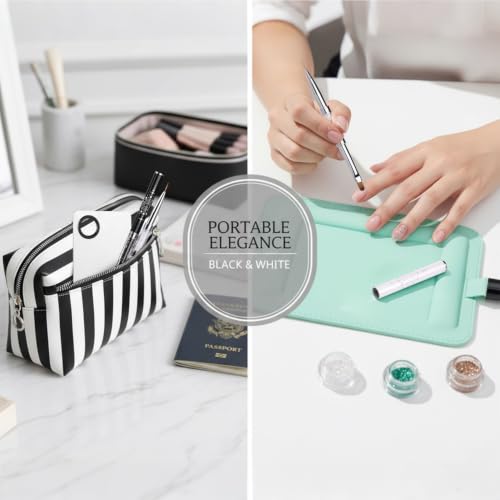 Double Ended Nail Builder Gel Brush and Palette,French Gel Brush