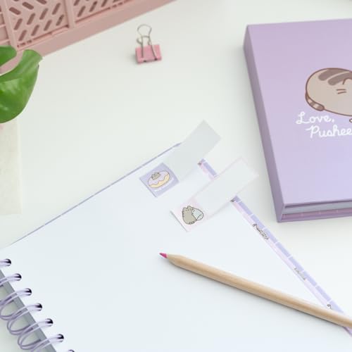 Grupo Erik | Pusheen Weekly Notebook Set with Sticky Notes - color: purple