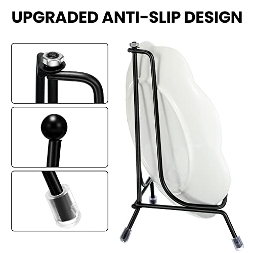 Chumia 18 Pcs Anti Slip Plate Stands Easels , Black, 4, 6, 8 Inch - size: 4, 6, 8 Inch