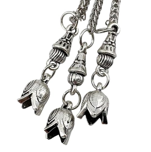 Boho Keychain, Tassels, Purse Charms for Handbags, Gift for Women - color: Silver