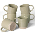 famiware Coffee Mugs Set of 6, 13 oz Mug Set, Ceramic Cup Set with Handle - color: Constellation-Honey, size: 6 Count (Pack of 1)