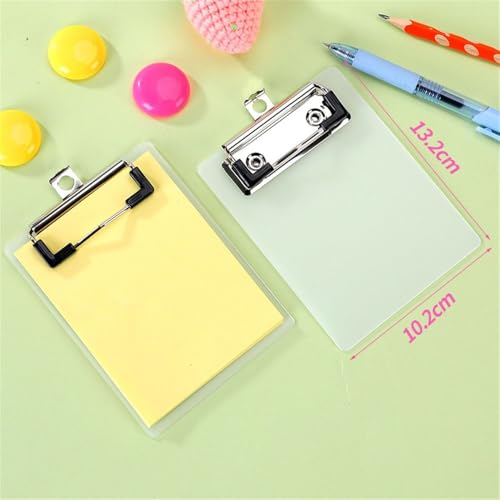 Memo Pad Mini Notebooks Thickened Panel Clipboard Notepads Supplies 50sheets Folder Board Stationery(grid)