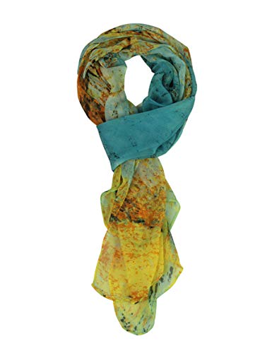 PANTONIGHT Long Chiffon Sheer Scarf Gradient Shaded Colors Lightweight Scarf For Womens - color: Col 750