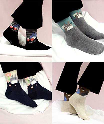 Women's Cotton Crew Socks - color: Popular Anime 2