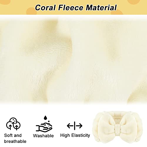 Shintop Spa Headband, Soft Makeup Headband for Washing Face - color: Creamy White