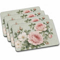 Pimpernel Antique Roses Placemats - Beige, Set of 4 - size: 15.7" x 11.7" Rectangular, style: Antique Roses
