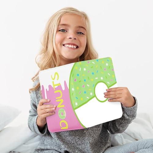 4 Pocket Portfolio Card Binder 240 Card Holder Album, Green Donut Trading Cards Holder Zipper Binder for Girl Teen Collection (Green Donut, 240 Pocket (Portfolio)) - color: Green Donut, size: 240 Pocket