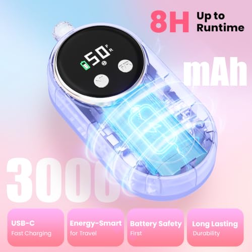 Electric Nail Drill 50000RPM, Professional Nail File Machine - color: Pale Lavender