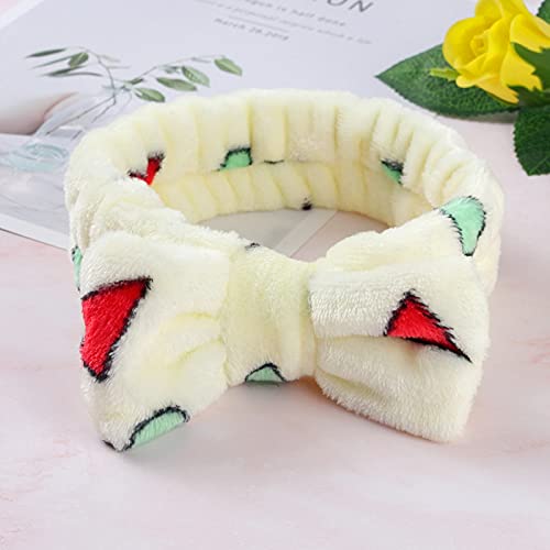 LAXIZAR 10 PCS Bow Headbands Shower Spa Headbands Headwraps for Women